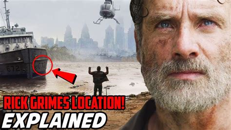 Rick Grimes Location Revealed And Boat Explained The Walking Dead Season