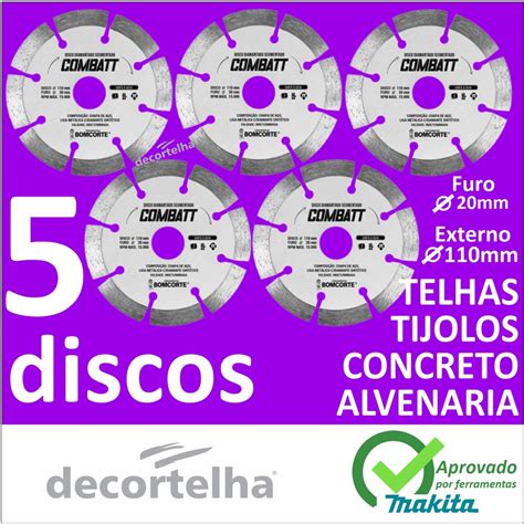 Disco De Corte Diamantado Segmentado Profissional Serra Circular