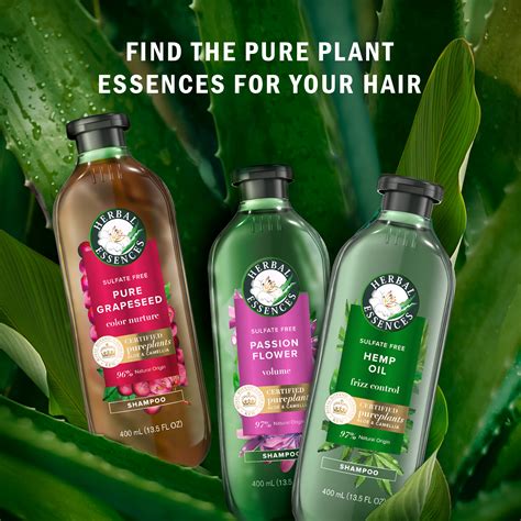 Herbal Essences Passion Flower Sulfate Free Shampoo Volume 135 Fl Oz