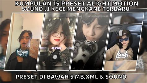 Kumpulan Preset Alightmotion Sound Kece Mengkane Di Bawah Mb Xml