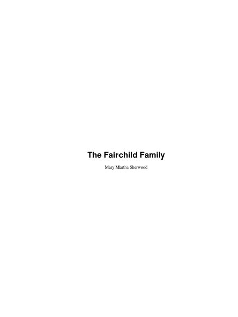 The Fairchild Family | PDF