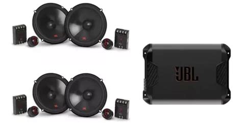 Paquete Set De Medios Jbl Stage3607c amplificador A704 Meses sin interés