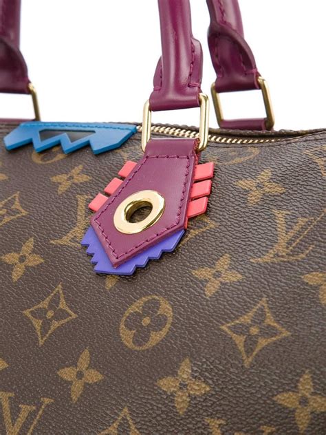 Louis Vuitton Limited Edition Monogram Top Handle Satchel Bag With Lock And Keys For Sale At