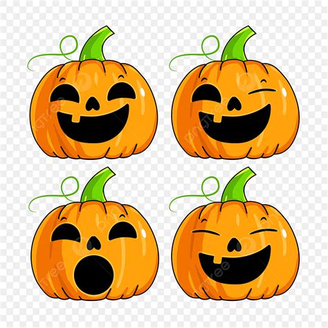 Cute Halloween Pumpkin Clipart Transparent Background Cute Pumpkin