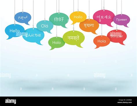 English 3d Speech Bubble Stock Vector Images Alamy