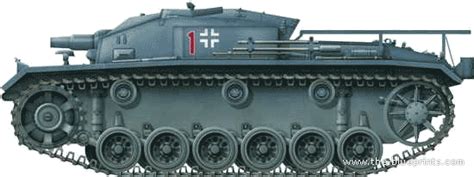 Tank Sd Kfz Sturmgeschutz Iii Stug Iii Ausf E Drawings