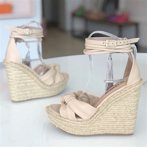 Plataforma Salto Alto La O Nude Fuel Fashion