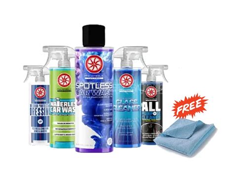 Buy PakWheels All In One Car Care Kit Pack Of 5 With Free Microfiber