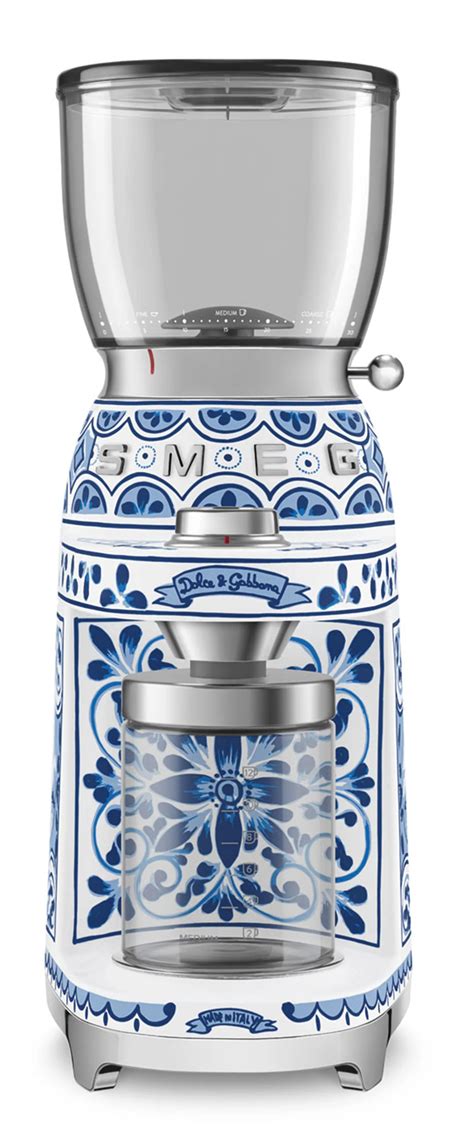 Smeg Moulin à café CGF01DGBEU Edition Dolce Gabbana Blu