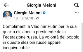 Giuseppe POLLASTRI On Twitter RT Fabriziox23 GiorgiaMeloni