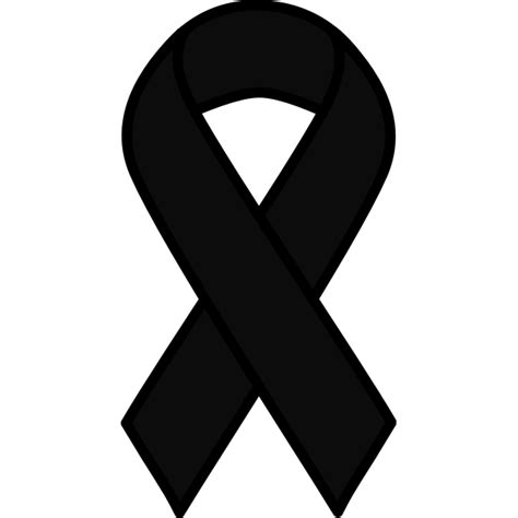 white ribbon  svg