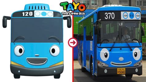 Tayo The Little Bus Main Characters In Real Life || Cartoon Characters ...