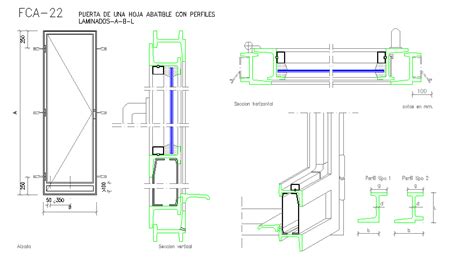 Glass Door Details Dwg - Glass Door Ideas