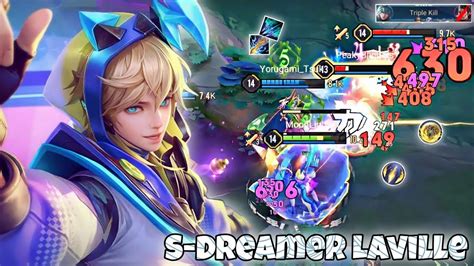 Laville New Skin S Dreamer Dragon Lane Pro Gameplay Arena Of Valor Liên Quân Mobile Cot