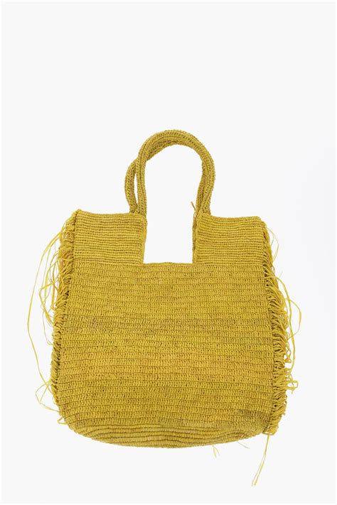 Made For A Woman Raffia Kifafa Shoulder Bag With Fringes Women