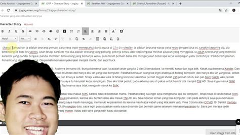 JGRP Cara Nulis Character Story Atau CS Langsung To The Topic YouTube