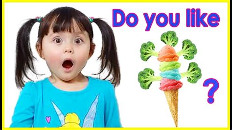 Do You Like Broccoli Ice Cream Nursery Rhymes Super Simple Song Youtube