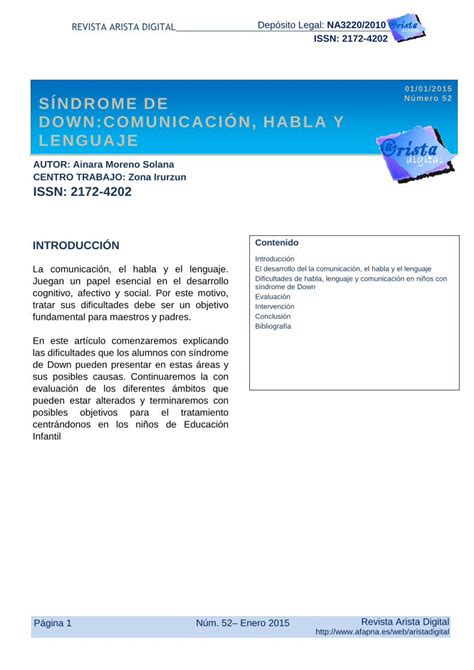 PDF SÍNDROME DE DOWN COMUNICACIÓN PDF fileA Evaluación de los