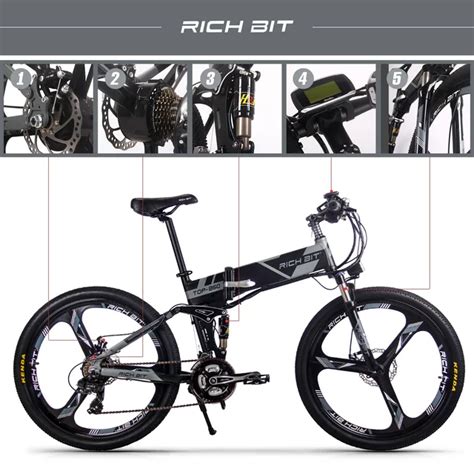 RichBit RT 860 Electric Bicycle 250W 36V 26 Inch Mountain Beach Snow