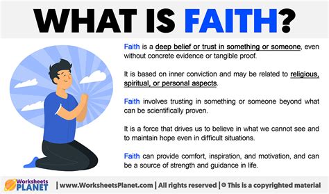 What Is Faith Definition Of Faith