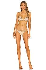 Agua Bendita Alegria Bronzo Reversible Bikini Bottom In Brown Revolve