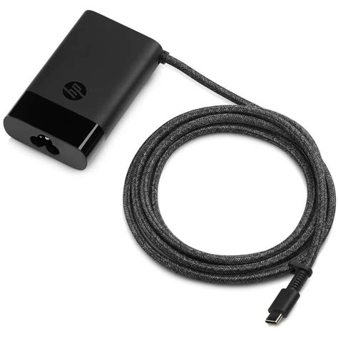 Buy HP USB Type C Laptop Charger 65W Black Online in UAE | Sharaf DG