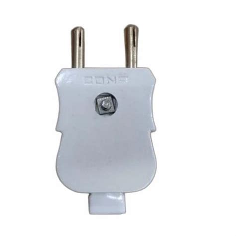 White Plastic Pin Top Plug For Electrical Fitting At Rs Piece In