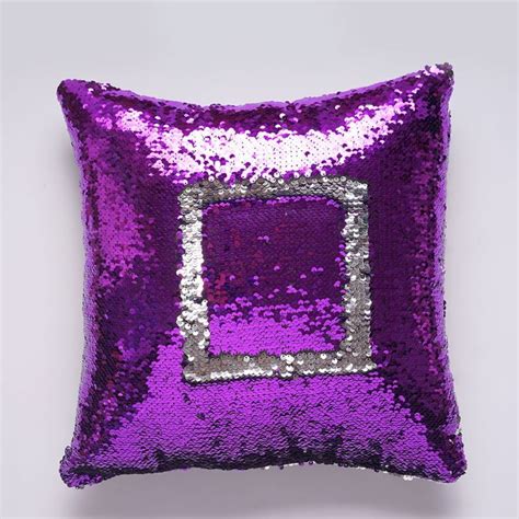 (In Stock) Mermaid Sequins Pillow Cover Magic DIY Inverted Flip Change Color Pillow Case Throw ...