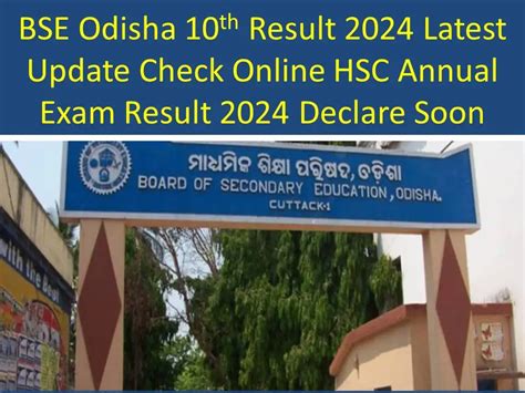 Bse Odisha 10th Result 2024 Declare Hsc Board Exam Result Download