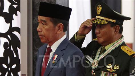 Jokowi Beri Prabowo Bintang Apa Sebutan Untuk Pangkat Tni Bintang