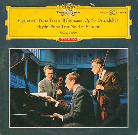 Piano Trio In B Flat Major Op Archduke Piano Trio No In E