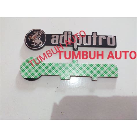 Jual Emblem Logo Tulisan Karoseri Adiputro Lama Semua Mobil Mitsubishi