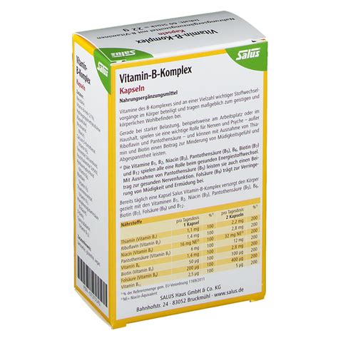 Salus Vitamin B Komplex St Shop Apotheke At