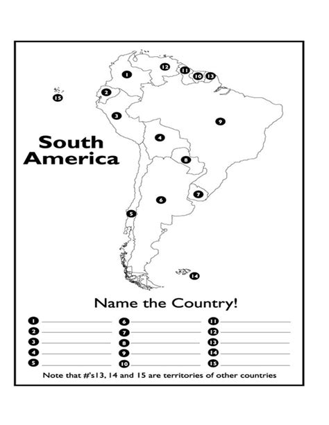 South America Map Test Diagram Quizlet