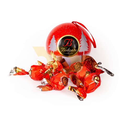 Конфеты шоколадные ассорти, BODRATO CIOCCOLATO, 0,060 кг (новогодняя ж ...