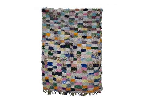 Tapis berbère 135x180 cm Rectangulaire BOUCHAROUITE AG Multicolore