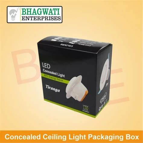 Rectangular Sbs Paper Led Light Concealed Box At Rs Piece In New