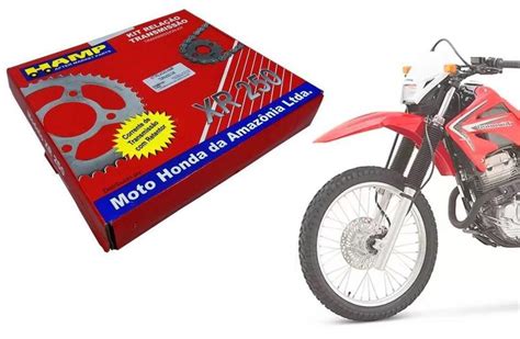 Kit Relacao Transmissao Hamp Honda Xr 250 Tornado De 2001 Ate 2008