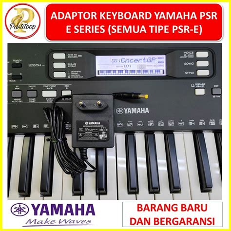 Jual Adaptor Keyboard Yamaha Psr E Series Semua Tipe Shopee Indonesia