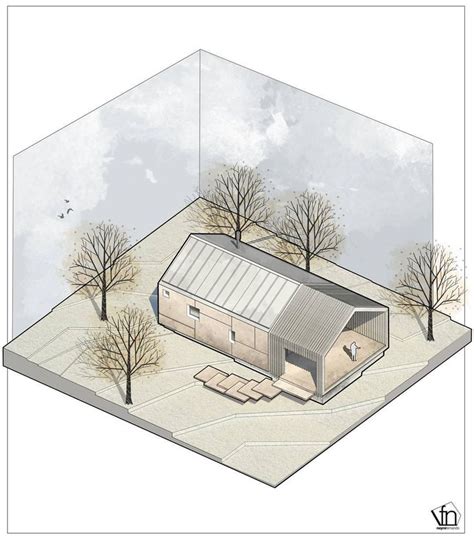 Fer Neyra Architecture Drawing Isometric Drawing Axonometric Drawing