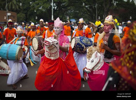 Dhaka Bangladesh Th Aug Bangladeshi Hindu Community People