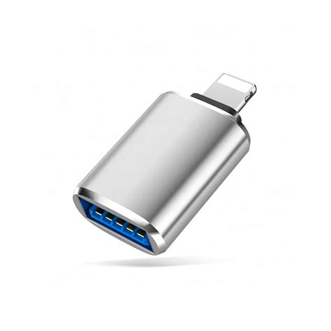 Adaptador Otg Usb A Lightning Iphone Transferencia De Archivos Anavatec