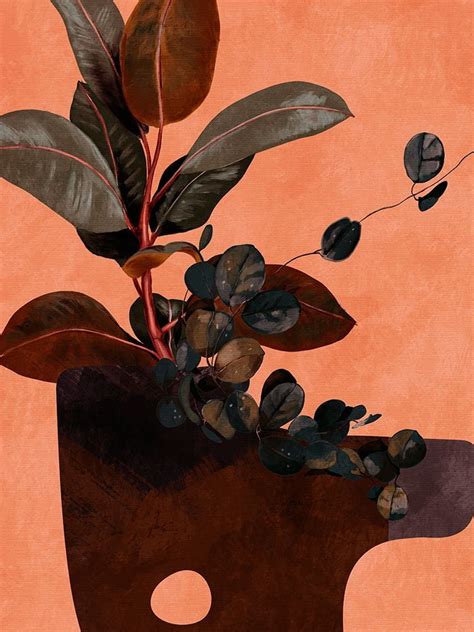 Leaves More Red Poster Print Bre Ana Rut X Walmart