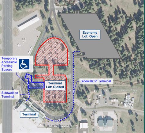 Flagstaff Pulliam Airport Terminal Parking Lot Closure for Maintenance ...