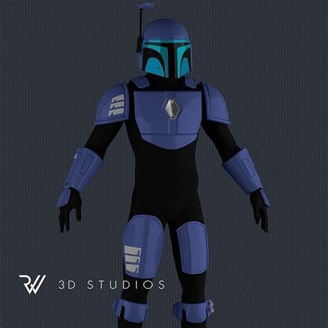 The Mandalorian Death Watch Armor - STL File 3D model 3D printable ...