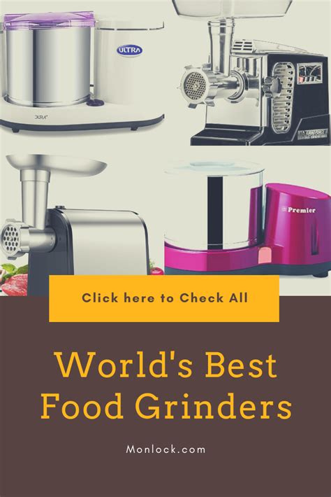 types  grinders  food industry  mabel ayers blog