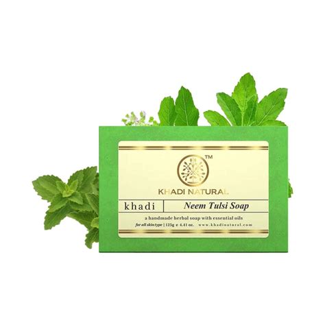 Buy Khadi Natural Neem Tulsi Soap 125 G Online At Best Price In India