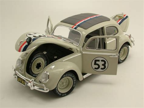 VW Beetle 1962 HERBIE GOES MONTE CARLO Model Car 1 18 Hot Wheels