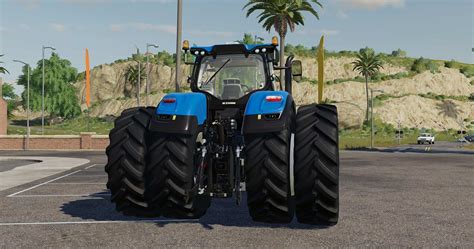 New Holland T7 Serie Mit Michelin Doppelrädern V10 Fs19