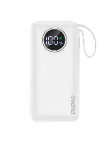 Dudao Powerbank 10000mAh USB A USB C 22 5W With Built In Lightning